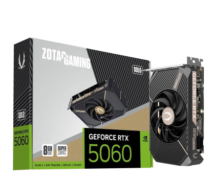 Karta graficzna ZOTAC GeForce RTX 5060 SOLO 8GB GDDR7 DLSS4 ZT-B50600G-10L
